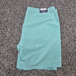 NWT Vineyard Vines Shorts Mens 42 Fairway Golf Performance Stretch Teal Green 9"